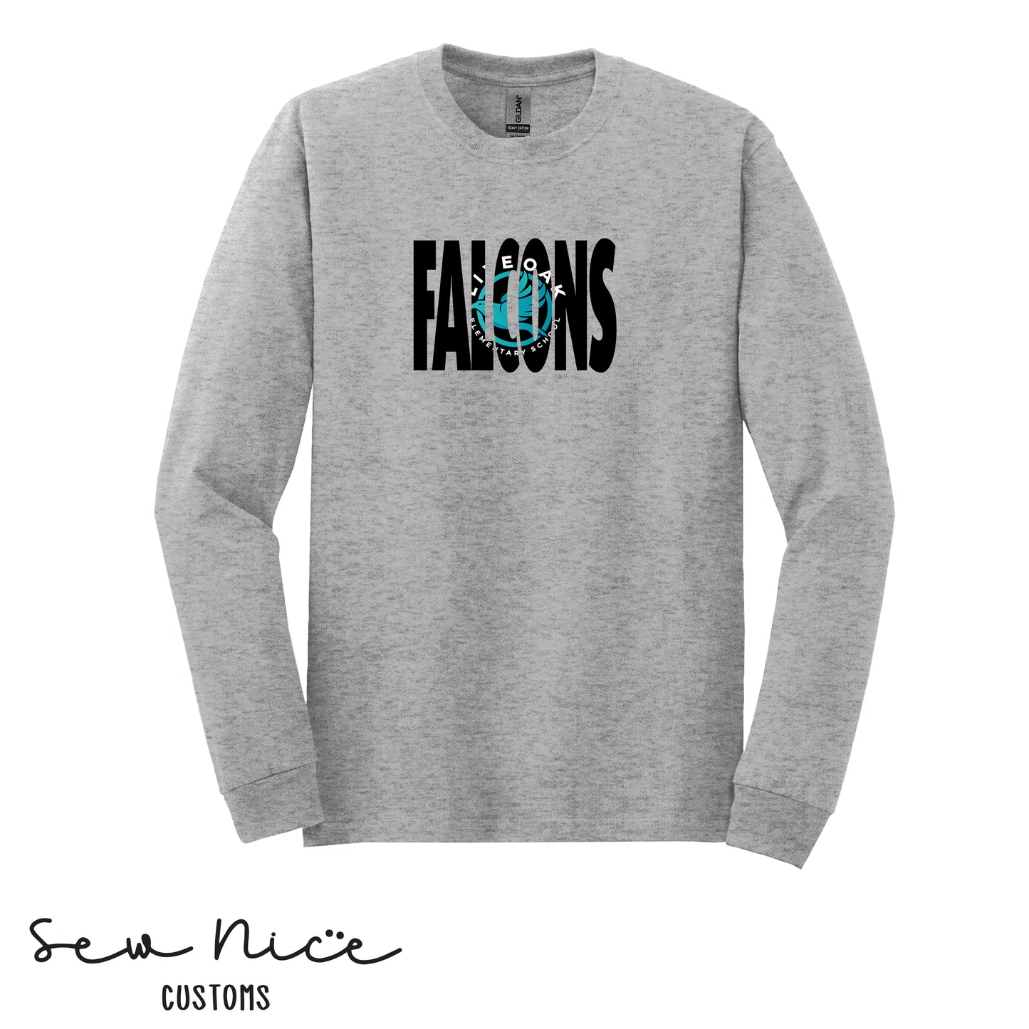 Falcons Inside Logo- Unisex Adult Long Sleeve