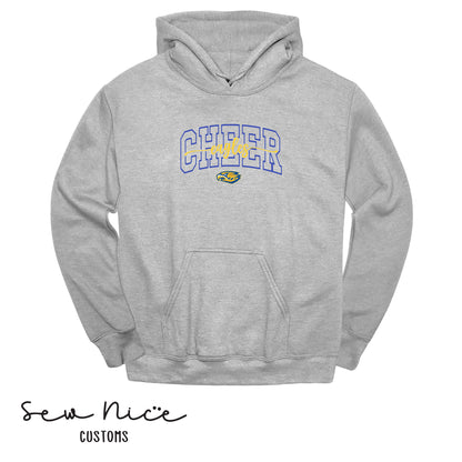CHEER Eagles Script- Unisex Adult/Youth Hoodie