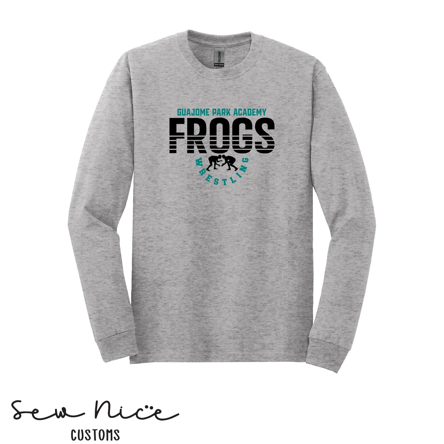 Guajome Stripe Wrestling Design- Unisex Adult/Youth Long Sleeve Shirt