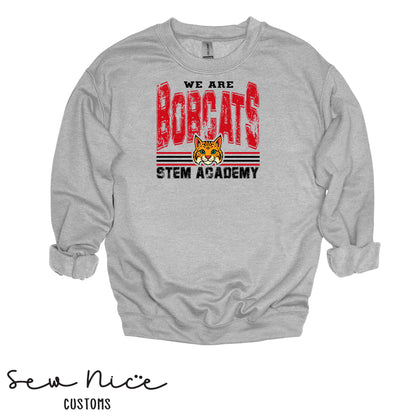 STEM-We Are Bobcats-Unisex Adult/Youth Crewneck Sweatshirt