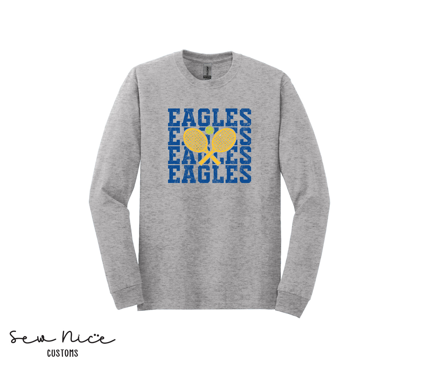 SP Eagles Stacked - Unisex Adult/Youth Long Sleeve Shirt