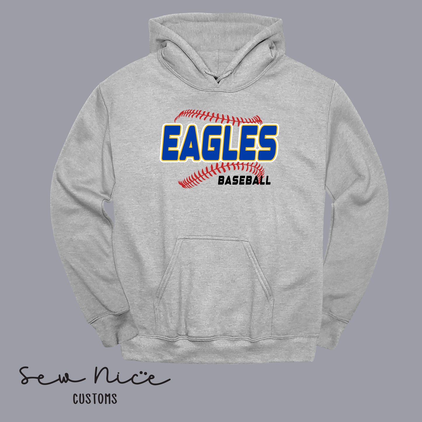 EAGLES Seam Design- Unisex Adult/Youth Hoodie