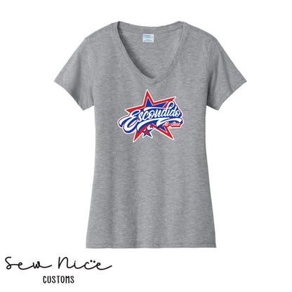 Escondido Star Logo- Ladies V-Neck
