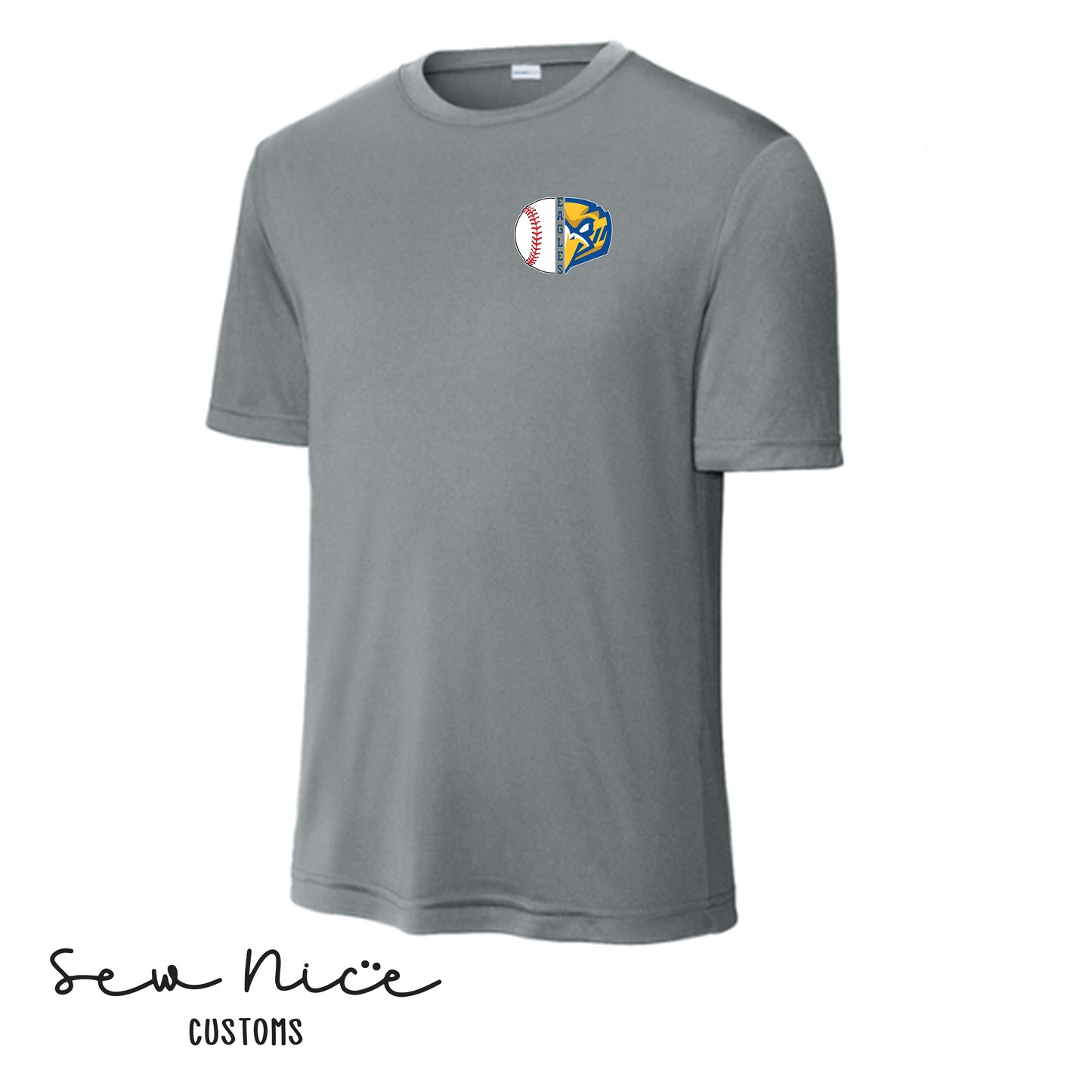 Split Baseball & Eagles Face- Unisex Adult Dri Fit Shirt