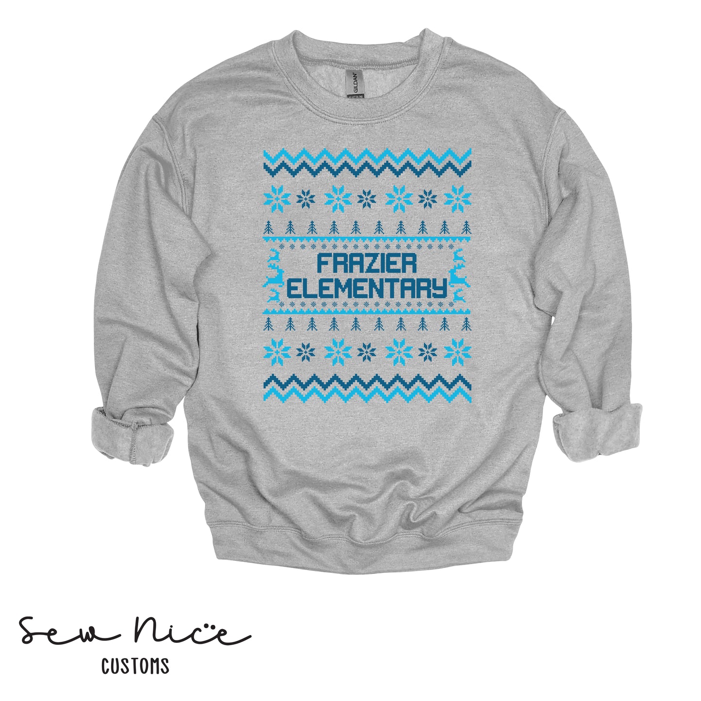 Frazier Winter Sweater Design- Unisex Adult/Youth Crewneck
