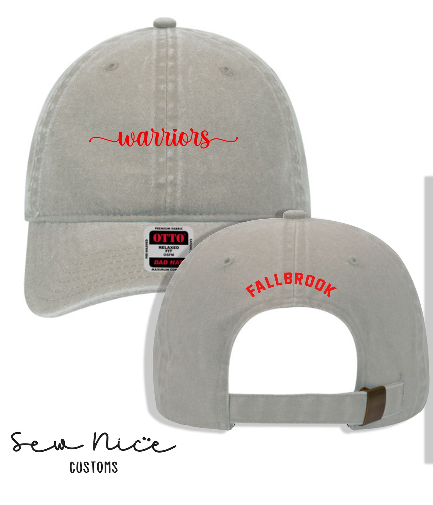 Warriors- Embroidered Distressed Dad Hat