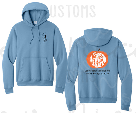 James And The Giant Peach-Left Chest/Back- Unisex Hoodie (Copy)