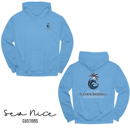 Elevate Cooperstown Logo- Unisex Adult/Youth Hoodie