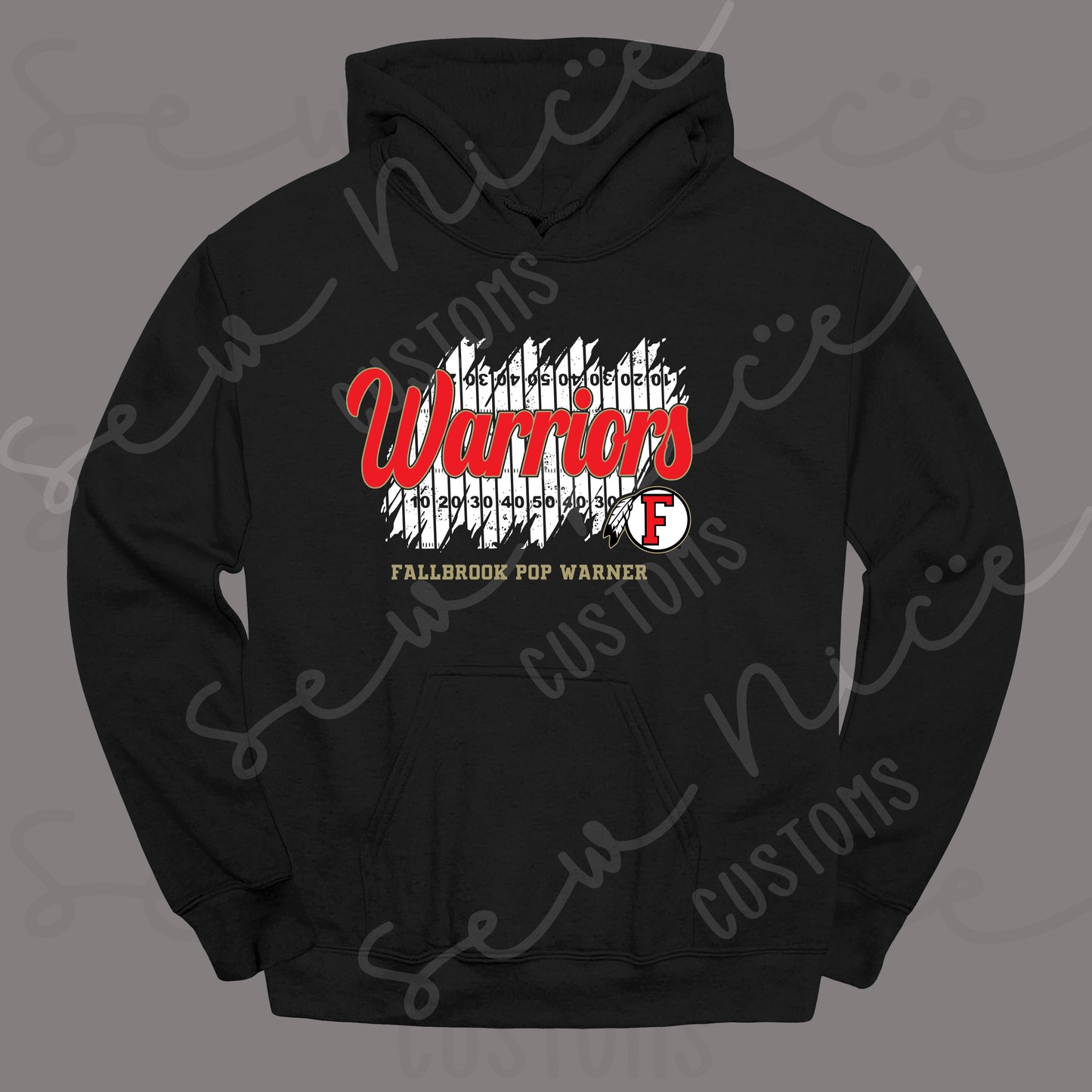 Warriors Field Design- Hoodie