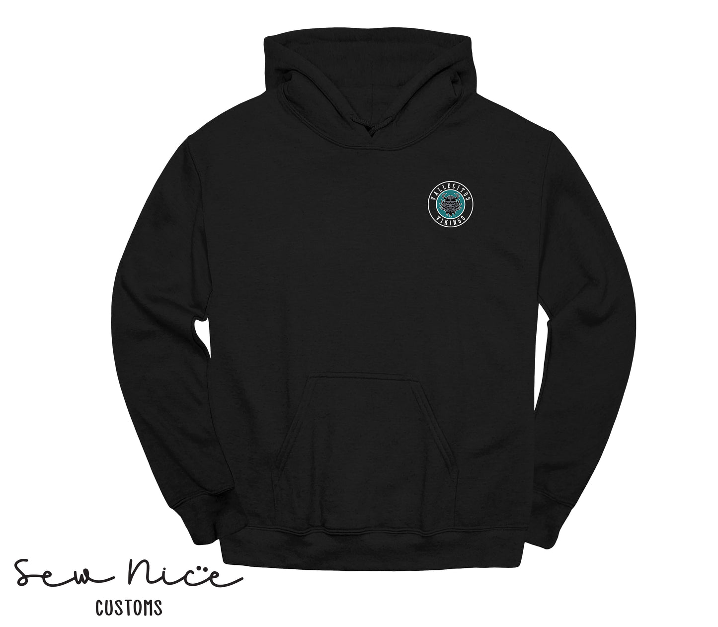 Embroidered Vallecitos Logo- Unisex Adult/Youth Hoodie