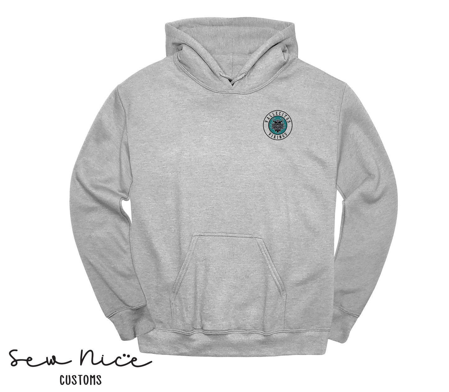 Embroidered Vallecitos Logo- Unisex Adult/Youth Hoodie