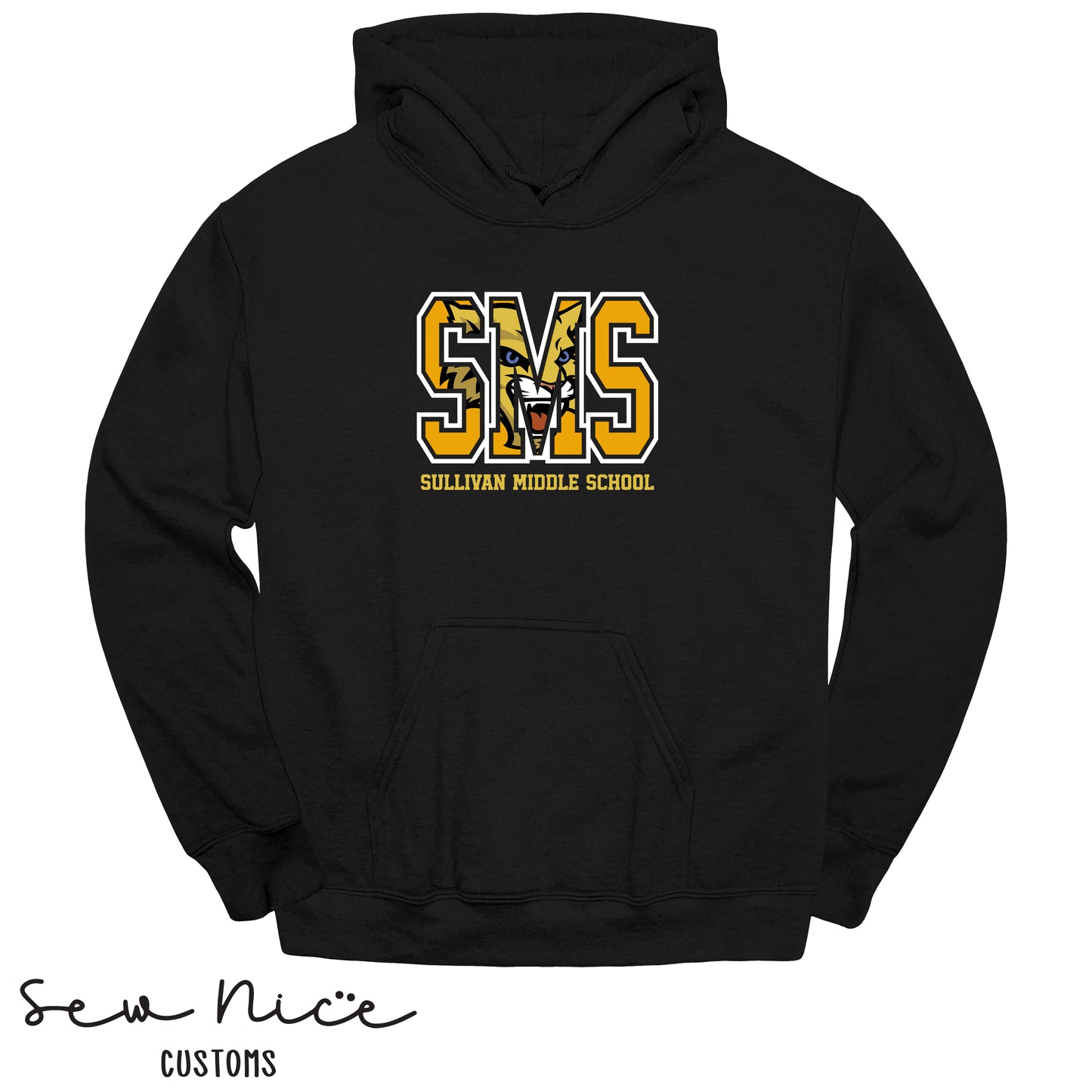SMS Clip Mascot-Unisex Adult/Youth Hoodie