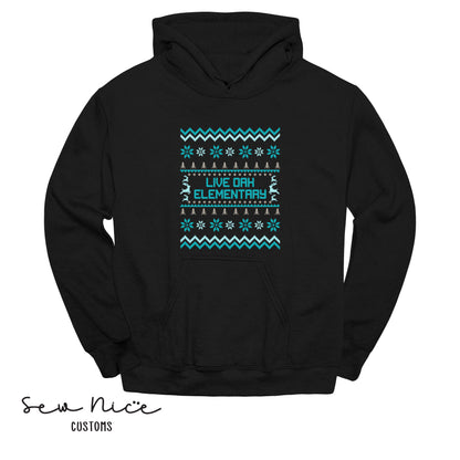 Live Oak Elementary Winter Design- Unisex Adult/Youth Hoodie
