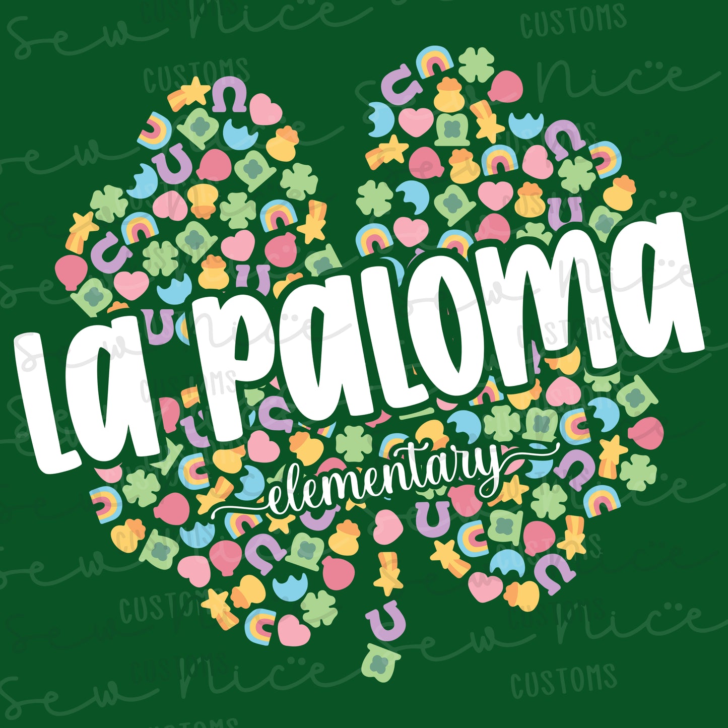 Shamrock Marshmallow Design-LA PALOMA