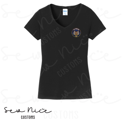 SD SWARM Baseball- Ladies V-Neck Shirt