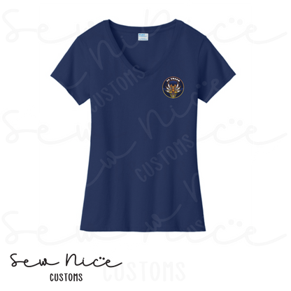 SD SWARM Baseball- Ladies V-Neck Shirt