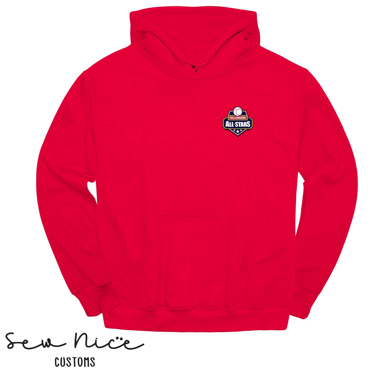 Fallbrook All Star Logo - Unisex Cotton Hoodie