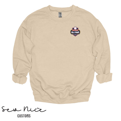 Fallbrook All Star Logo - Unisex Cotton Crewneck
