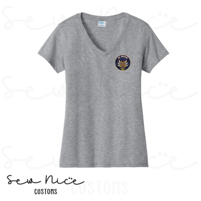 SD SWARM Baseball- Ladies V-Neck Shirt