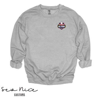 Fallbrook All Star Logo - Unisex Cotton Crewneck