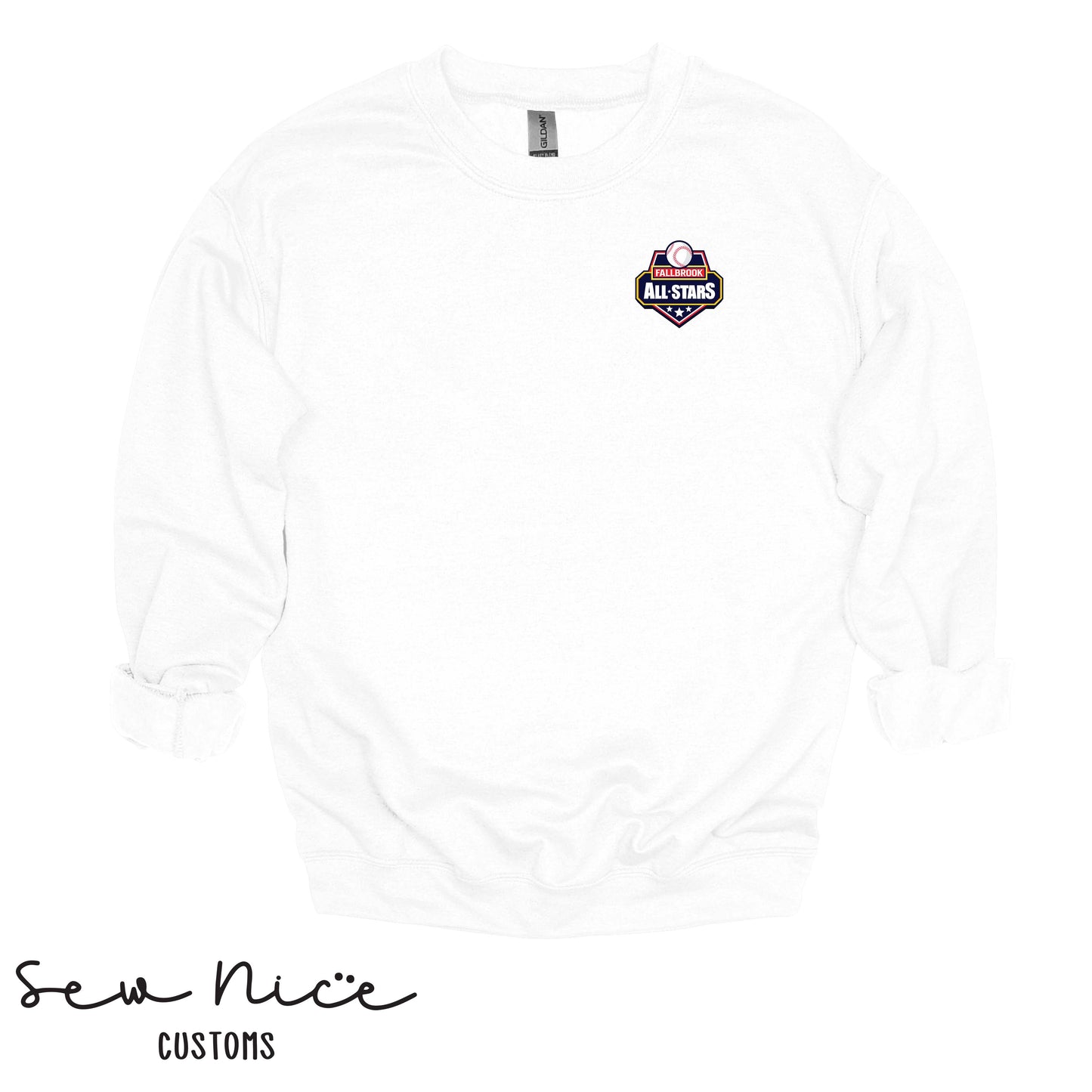 Fallbrook All Star Logo - Unisex Cotton Crewneck