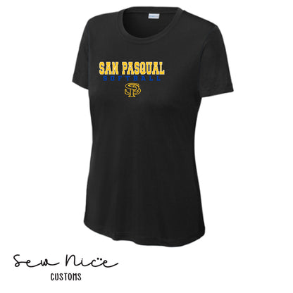 San Pasqual Softball Outline-Ladies Dri Fit Shirt
