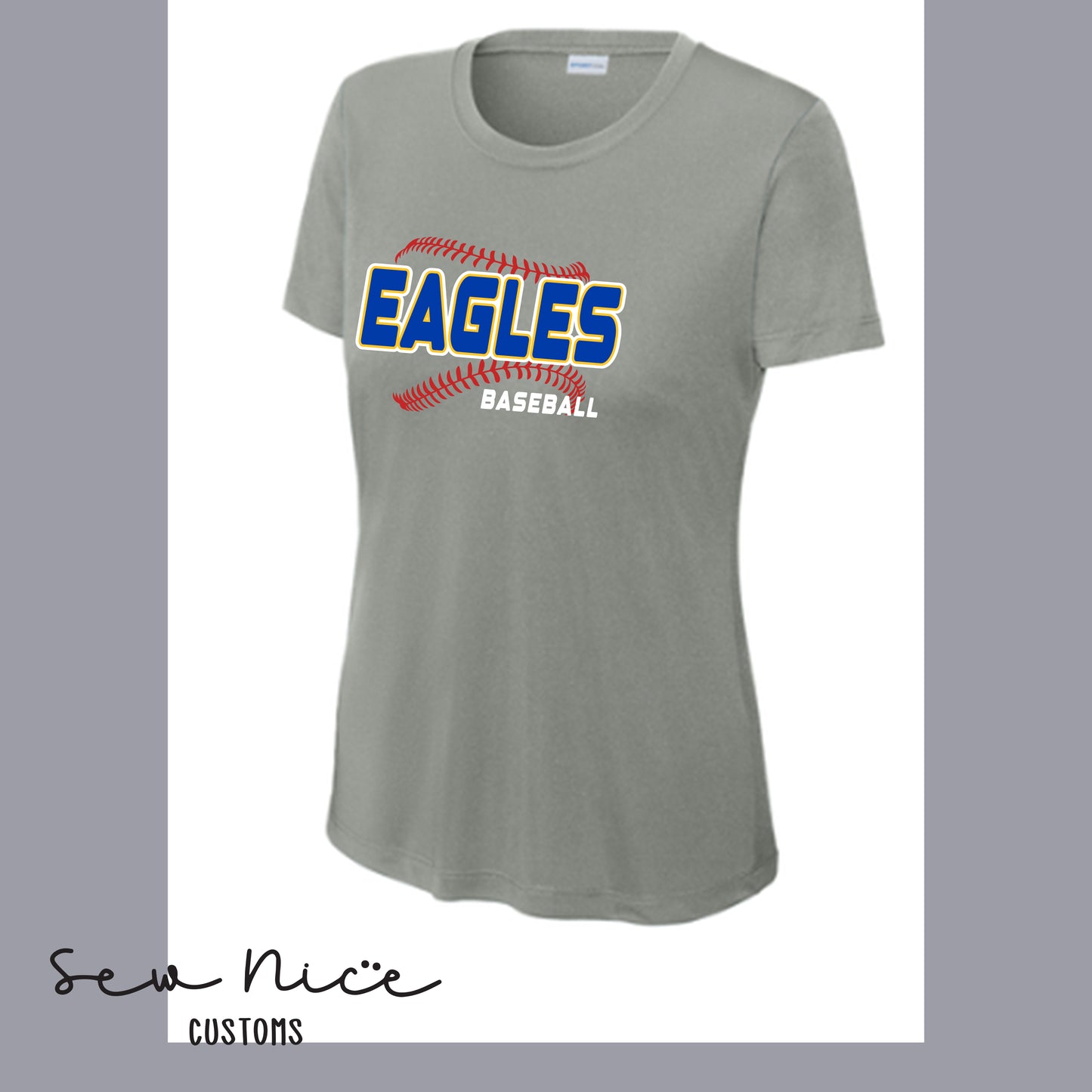 EAGLES Seam Design- Ladies Dri Fit Shirt