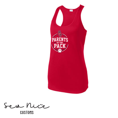 GO Cheer Parent of the Pack- Ladies Dri Fit Tank Top