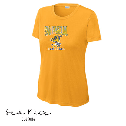 San Pasqual Baseball Mascot- Ladies Dri Fit Shirt