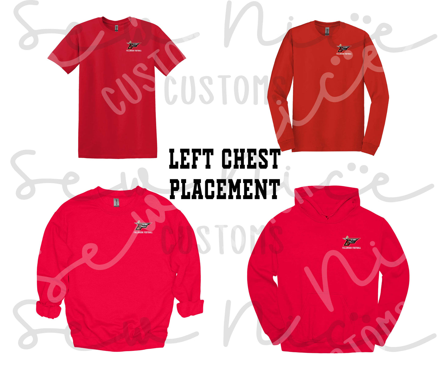 F Football Ladies V-Neck Shirt