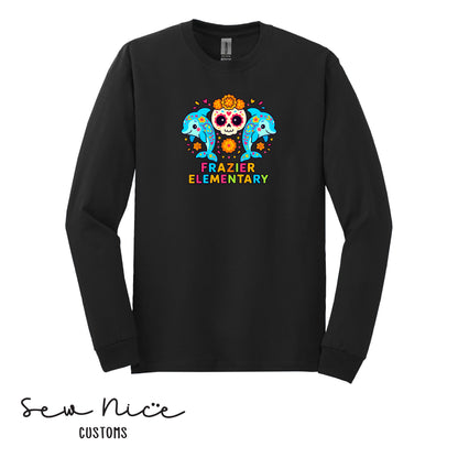 Frazier- Day of the Dead- Unisex Adult/Youth Long Sleeve Shirt