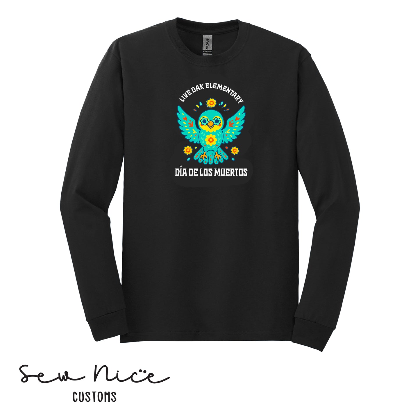 Live Oak- Day of the Dead- Unisex Adult/Youth Long Sleeve Shirt