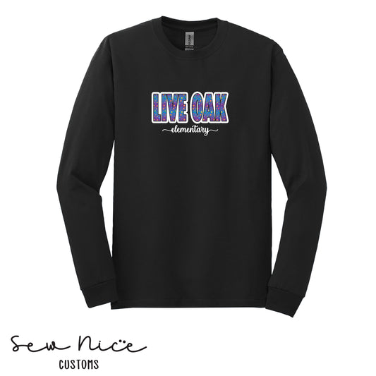 Live Oak STARS- Unisex Adult Long Sleeve Shirt