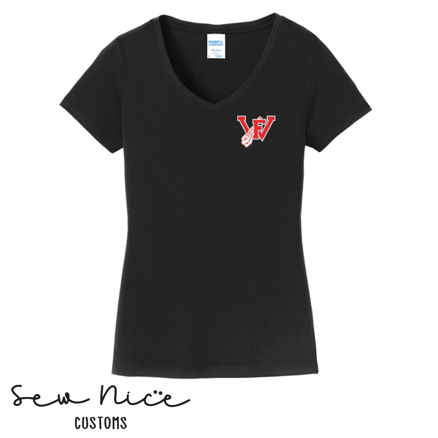 FW Logo-Women's V-Neck Shirt