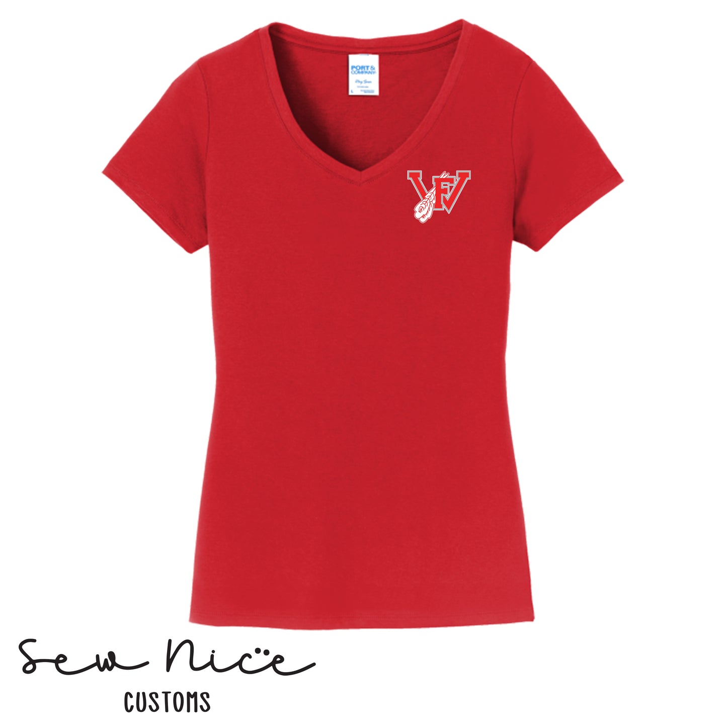 FW Logo-Women's V-Neck Shirt