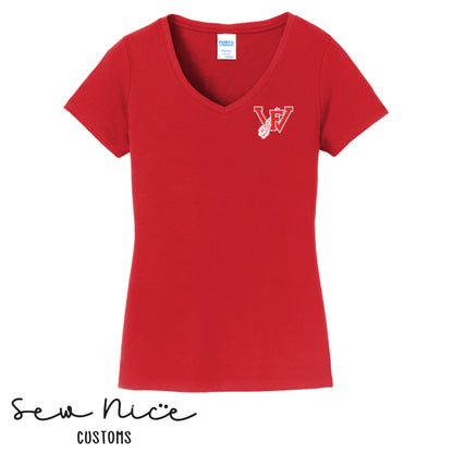 FW Logo-Women's V-Neck Shirt