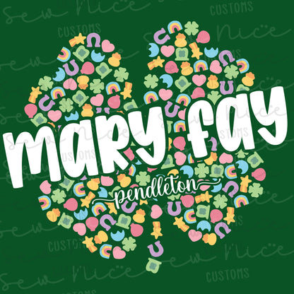 Shamrock Marshmallow Design- MARY FAY