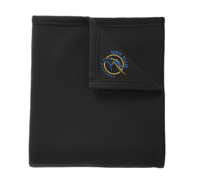 Maie Ellis Embroidered Fleece Blanket