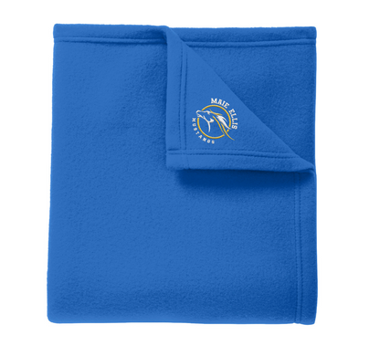 Maie Ellis Embroidered Fleece Blanket
