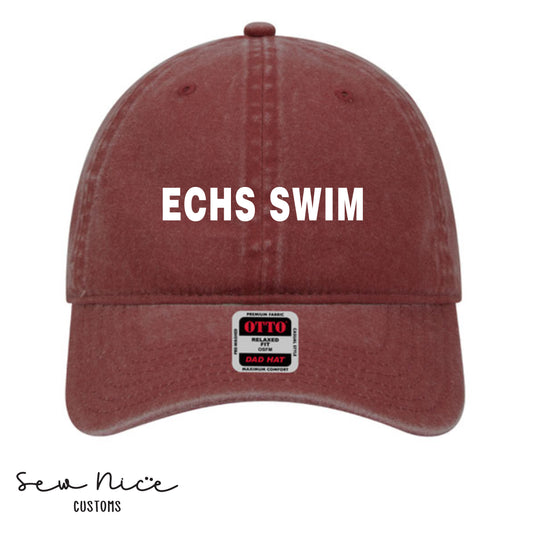 ECHS SWIM Embroidered Dad Hat