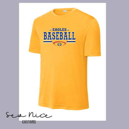 Eagles Baseball Stripes- Unisex Adult/Youth Dri Fit Shirt