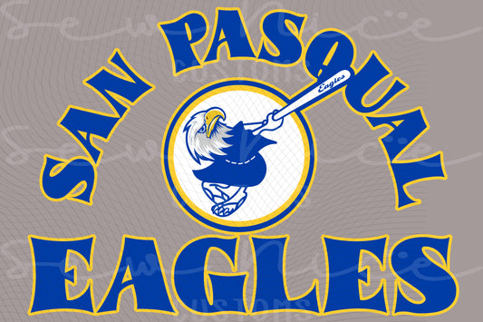 San Pasqual Swinging Eagle - Ladies V-Neck Shirt