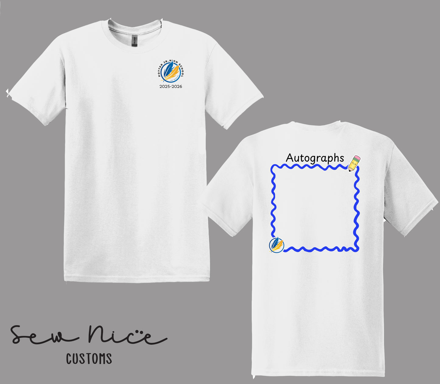 End of the Year Autograph Shirt - Potter