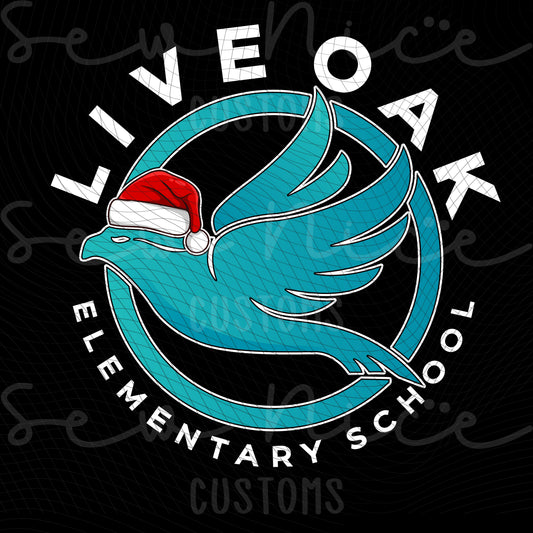 Live Oak Santa Hat Design