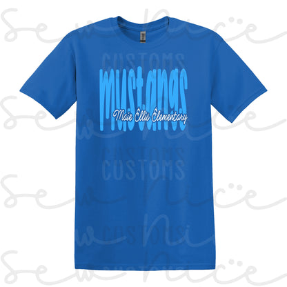 School Mascot Same Color Shirt