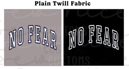 No Fear Arch Applique