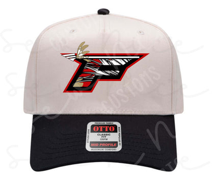 Embroidered "F" Logo- Two Toned Hat