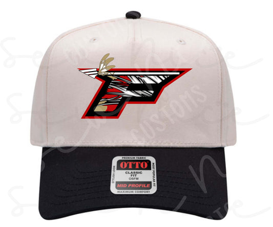 Embroidered "F" Logo- Two Toned Hat