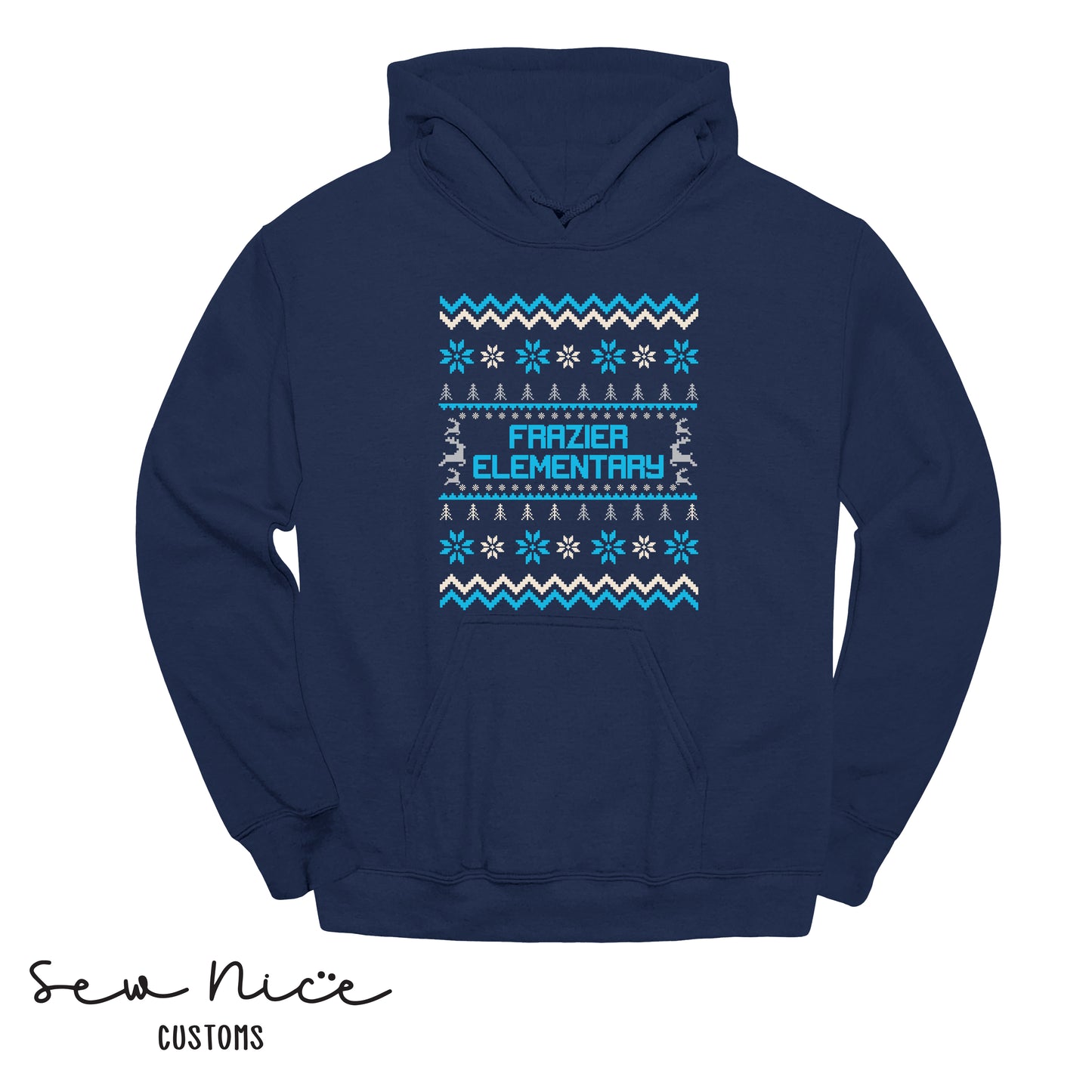 Frazier Winter Sweater Design- Unisex Adult/Youth Hoodie