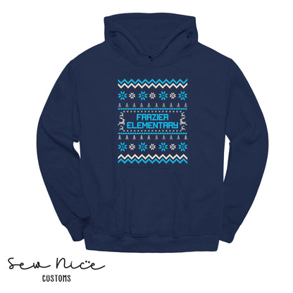 Frazier Winter Sweater Design- Unisex Adult/Youth Hoodie